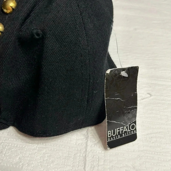 Y2K  men black  cap ,solid metal detail, gold colored , solid semi bead,punk - Picture 11 of 16